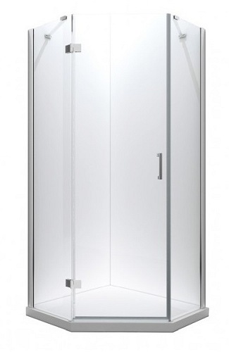 Kabina prysznicowa pięciokątna 90x90 Viva Besco model lewy