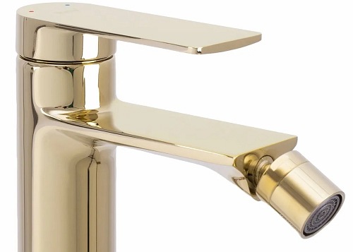 Złota bateria bidetowa Storm Gold Rea