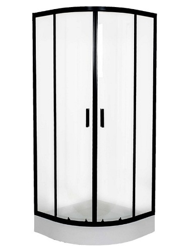 Kabina prysznicowa, półokrągła z brodzikiem 90x90 Ultra