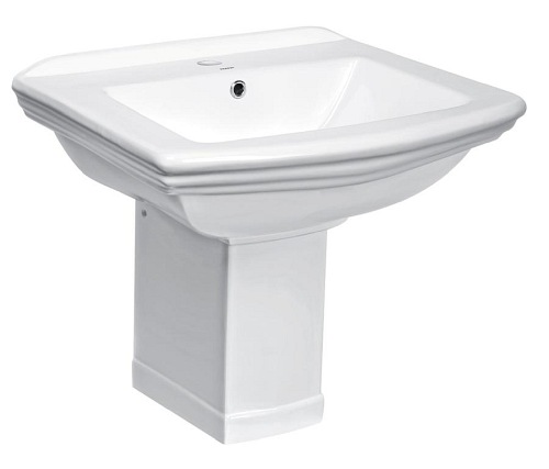 Umywalka wisząca z półpostumentem Kerra Kleopatra 14