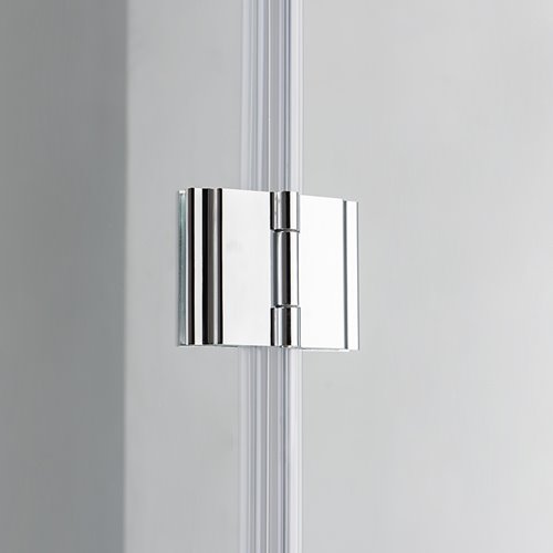 Kabina prysznicowa półokrągła 90x90 drzwi uchylne KZ92B