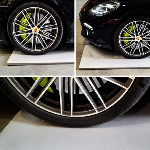 Biały brodzik prysznicowy prostokątny o strukturze kamienia 120x80 cm Riko Hydrosan