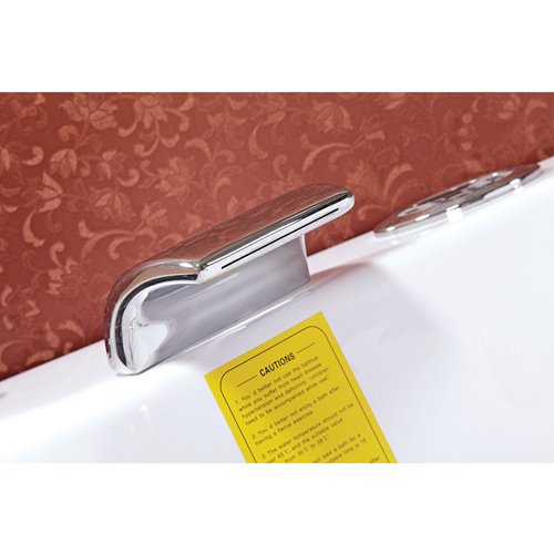 Wanna z hydromasażem narożna podgrzewacz wody 152x152 cm Tiga 604