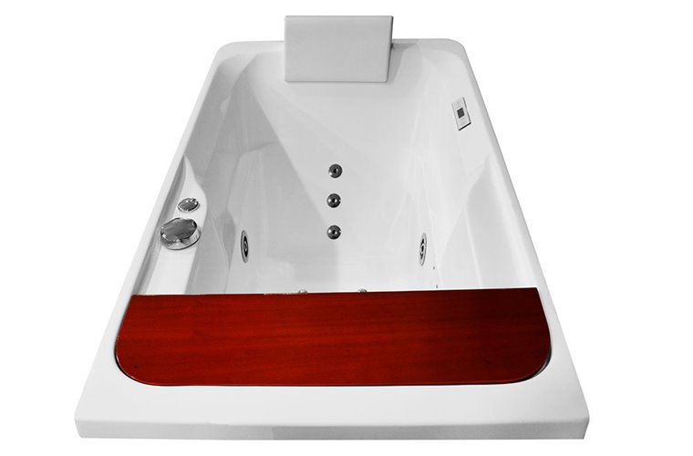 Wanna z hydromasażem i parawanem 170x78 cm MO-0062-170 Lewa
