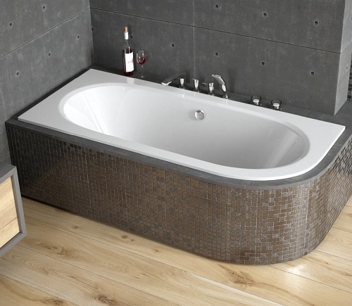 Wanna do zabudowy Avita Slim Besco lewa 180x80 cm