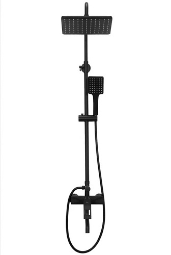 Czarny zestaw prysznicowy Soul Rea Black