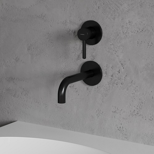 Bateria umywalkowa podtynkowa Y1215NBL Omnires Y czarna