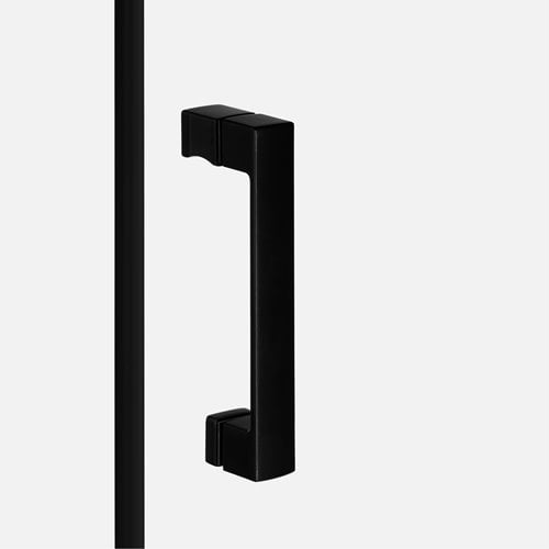 Kabina kwadratowa 90x90 lewa D-0273A/D-0119B New Renoma Black New Trendy
