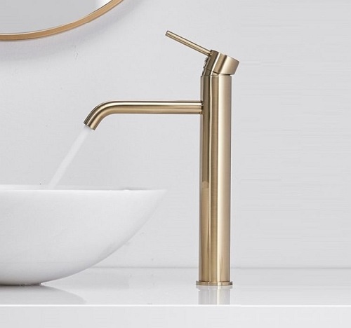 Bateria umywalkowa wysoka Lungo Gold Rea