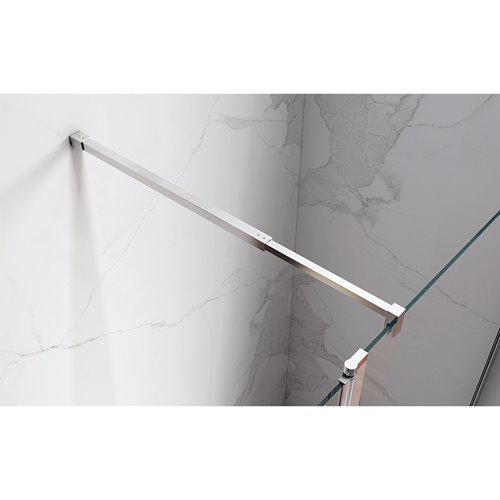 Ścianka prysznicowa 90 cm + zamykany bok 50 cm KZ15