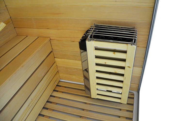 Sauno kabina prysznicowa 180x110 cm MO-1751W PRAWA TRIO