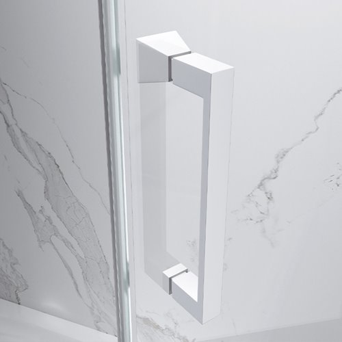 Biała kabina prysznicowa prostokątna 90x100 KZ104A