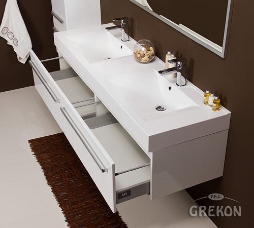 Szafka wisząca z umywalką 160/50/2 Nela seria Fokus B