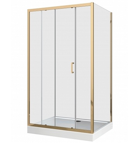 Kabina prysznicowa z brodzikiem 80x100 Doris Gold