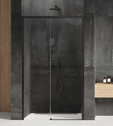 Drzwi prysznicowe 120 cm D-0320A Prime Black New Trendy
