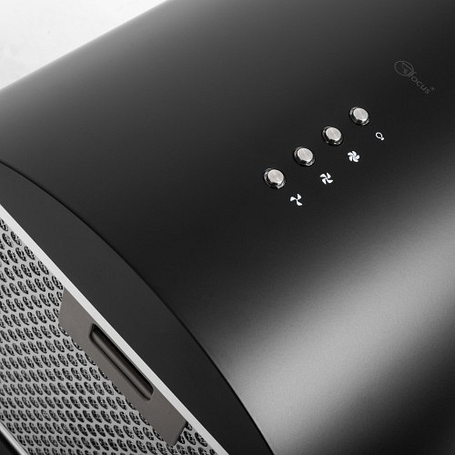 Okap wyspowy wiszący 35 cm czarny Tango Focus