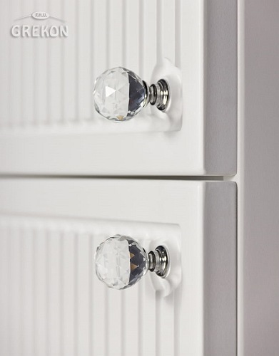 Słupek łazienkowy wiszący biały mat 143x40 cm Argento Gante