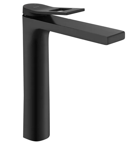 Czarna bateria umywalkowa wysoka Soul Rea Black