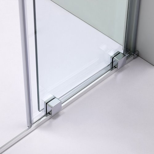 Drzwi prysznicowe rozsuwane szkło 8 mm szerokość 140 cm ASTRA-CH-DUO-140
