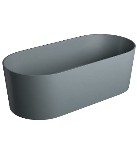 Omnires Ovo M+ Wanna wolnostojąca ash grey 160x75 cm OVOWWAG