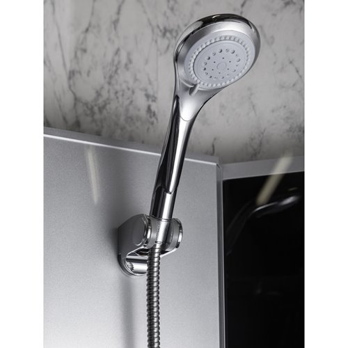 Kabina prysznicowa zabudowa czterościenna z siedziskiem 80x80 Evora Black