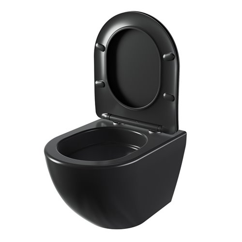 Zestaw podtynkowy stelaż GEBERIT DUOFIX + miska NERO-MTB-03 + przycisk DELTA 50 czarny mat