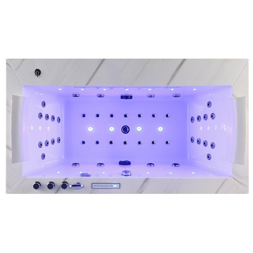 Wanna z hydromasażem prostokątna 180x100 cm Boston 926W Hydrosan