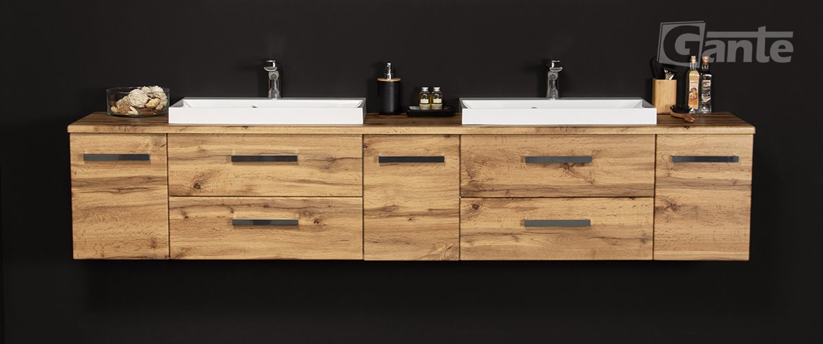 Szafka wisząca z umywalką 210/39/C2 seria Fokus NE