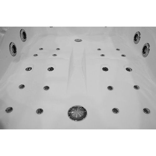 Wanna z hydromasażem dwuosobowa 180x120 cm MO-1631 Lewa