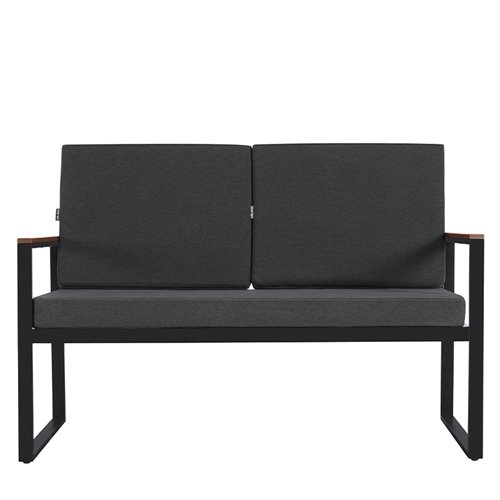 Zestaw mebli ogrodowych metalowych stół, sofa oraz fotele Carter zdjęcie 4