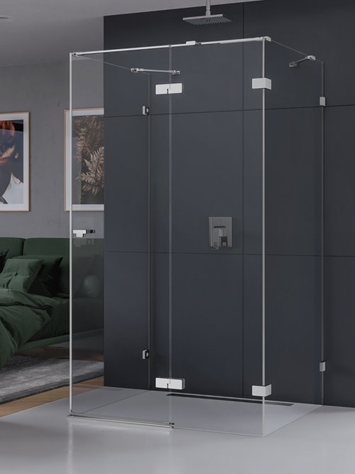 Kabina prostokątna przyścienna prawa 80x90 EXK-0173 Eventa New Trendy