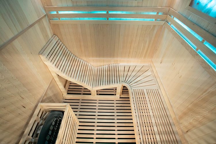 Sauna sucha fińska piec 6 KW Harvia BC60 + kamień solny 180X160X200CM MO-EA4-L Mazur