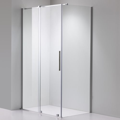 Kabina prysznicowa prostokątna drzwi rozsuwane narożna szkło 8 mm 120x80 cm ASTRA-CH-A-120+B80+E