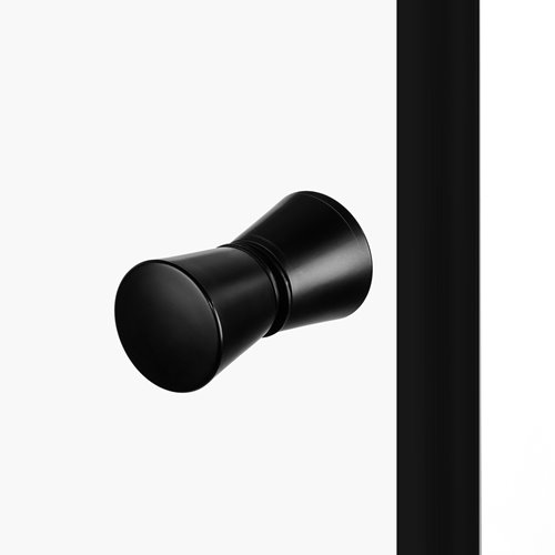 Czarna kabina prysznicowa kwadratowa składana 80x80 K-0592 Superia New Trendy