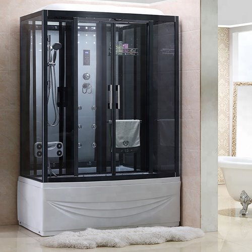 Kabina prysznicowa z hydromasażem prostokątna zabudowana 150x85 MO-0505-150