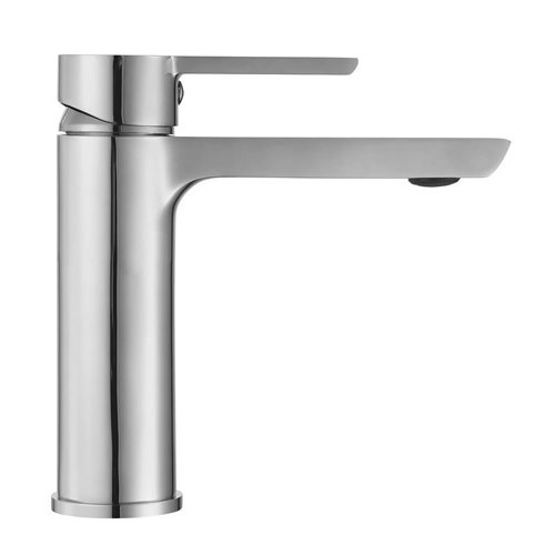 Chromowana bateria umywalkowa niska Argus Rea