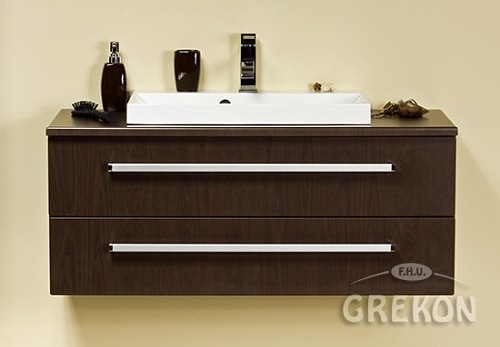 Szafka z umywalką 100/39/2 FKS seria Fokus Wenge Mat