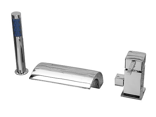 Bateria nawannowa 3-otworowa z wylewką i słuchawką