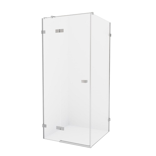Chromowana kabina prysznicowa lewa 90x90 EXK-1471 Avexa New Trendy