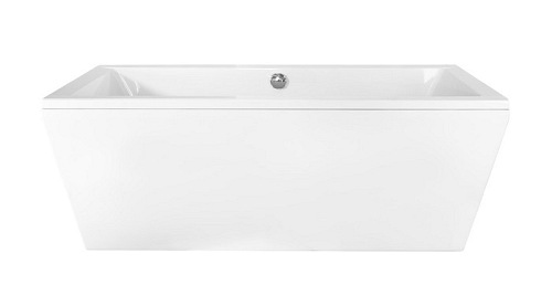 Wanna wolnostojąca pod zabudowe syfon chrom z przelewem Vera 170 Besco