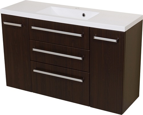 Szafka z umywalką 120/39/C3 Clever seria Fokus Wenge Mat