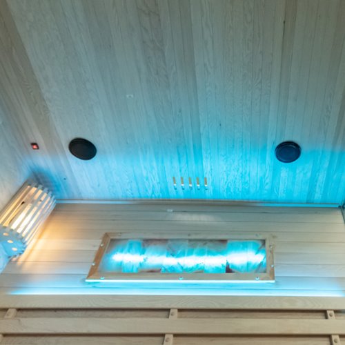 Sauna fińska 5 osobowa wysokotemperaturowa 6W Harvia 180x160 cm Lark5