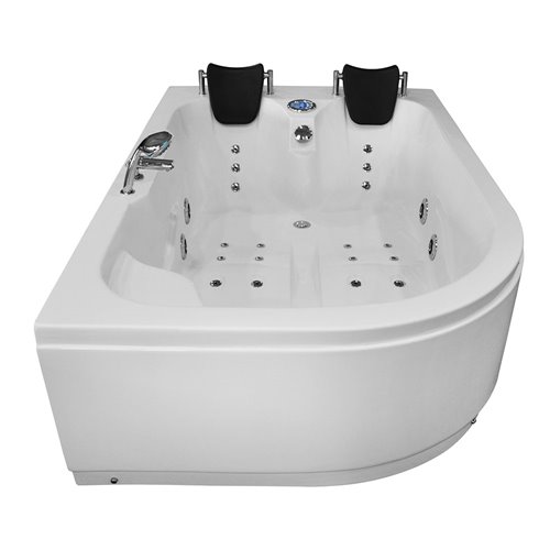 Wanna z hydromasażem dwuosobowa Turbo 180x120 cm MO-1631 Prawa