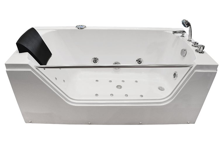Wanna łazienkowa z hydromasażem Spa prostokątna 170x80 cm MO-0319