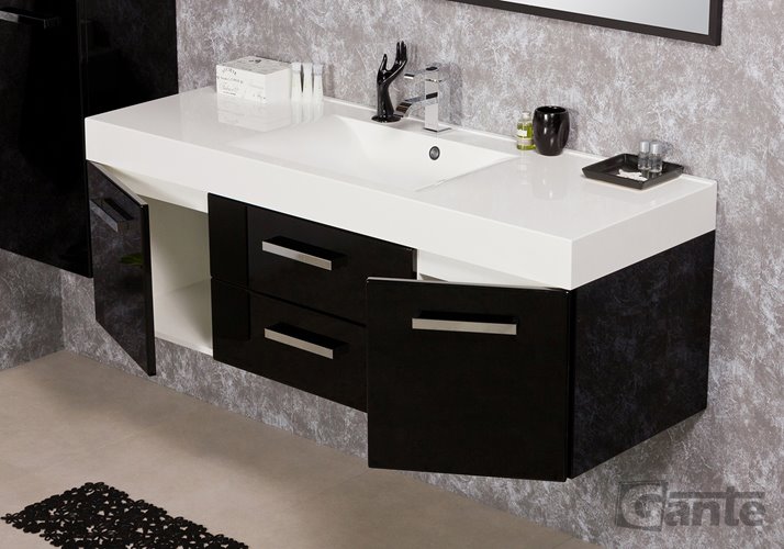 Szafka wisząca z umywalką 140/50/C2 seria Fokus C