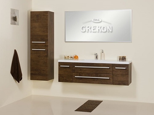 Szafka wisząca z umywalką 140/39C Clever seria FOKUS AD