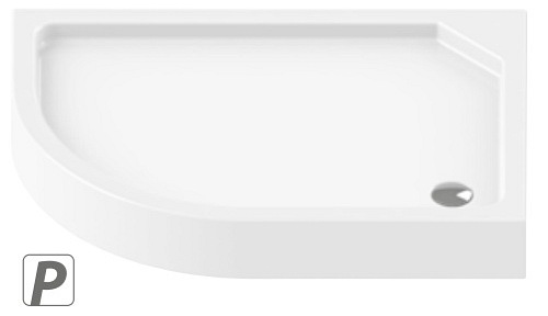 Brodzik asymetryczny 120x85 New Maxima B-0341/P New Trendy