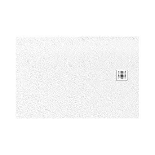 Brodzik prostokątny 140x90 biały New Trendy Mori B-0437
