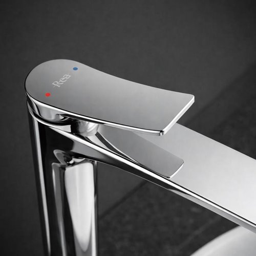 Bateria umywalkowa chrom wysoka Rea Vision REA-B6344 zdjęcie 7