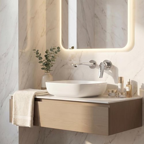 Bateria umywalkowa podtynkowa chrom box Rea Vision REA-B6960 zdjęcie 8